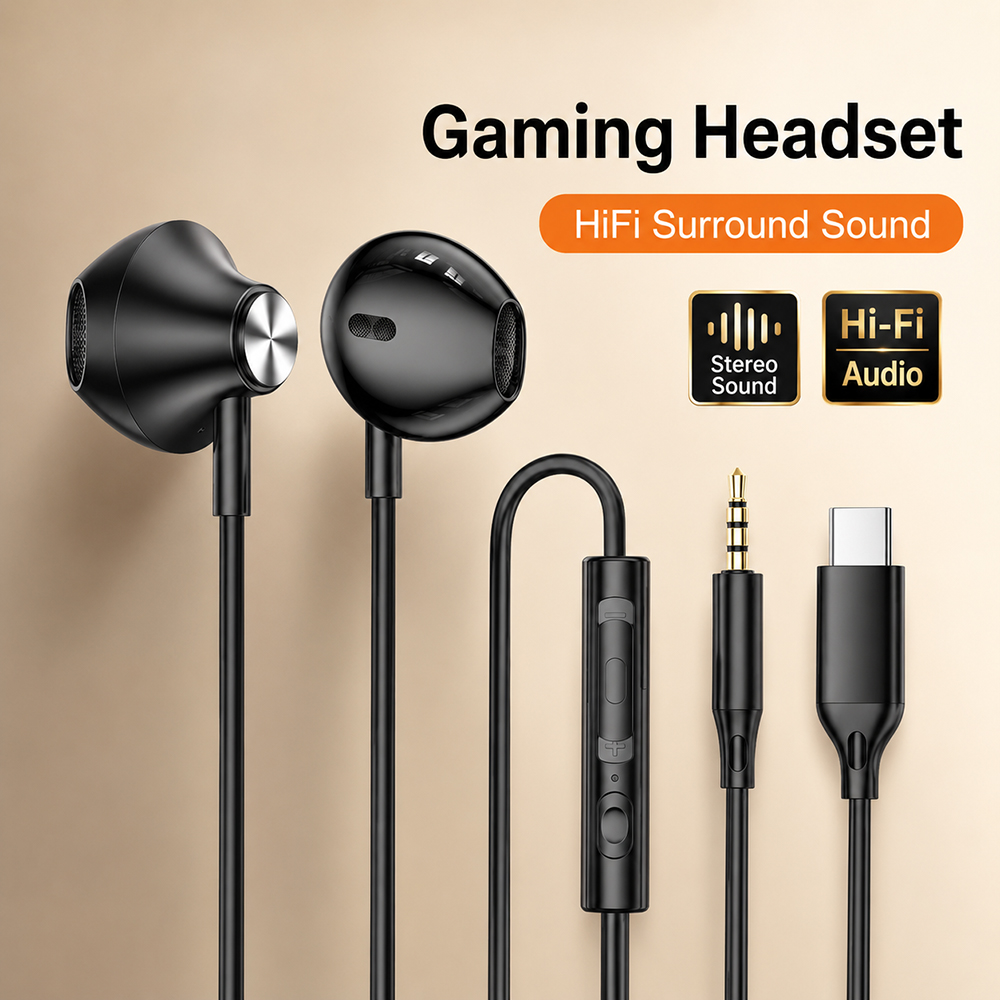 Iphone Tablet Accessories - Headphone HiFi Surround Suara Stereo Bass