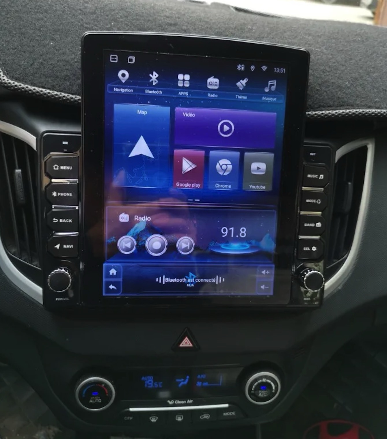 Tablet Danish Mobile & Accessories Faisalabad - 8G+128G Android 14 Untuk Hyundai Creta