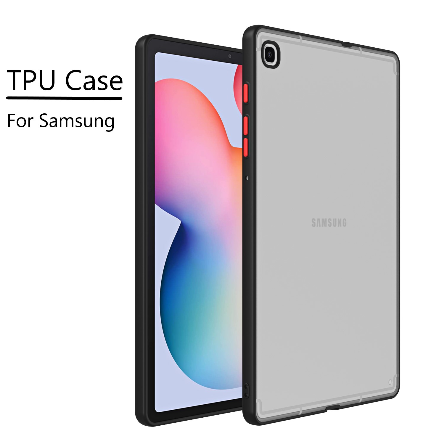Tablet A9 Accessories - Casing belakang lunak TPU, pelindung HP