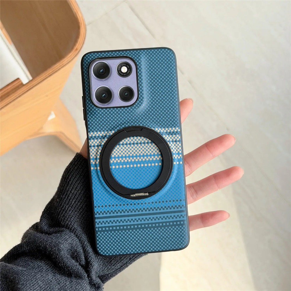 Motorola Tablet Accessories - Casing Kulit Magnetik Cincin Logam Mewah