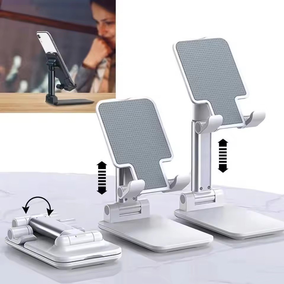Tablet Phone Accessories - Penyangga Tablet Desktop Berkualitas Tinggi, Lipat,