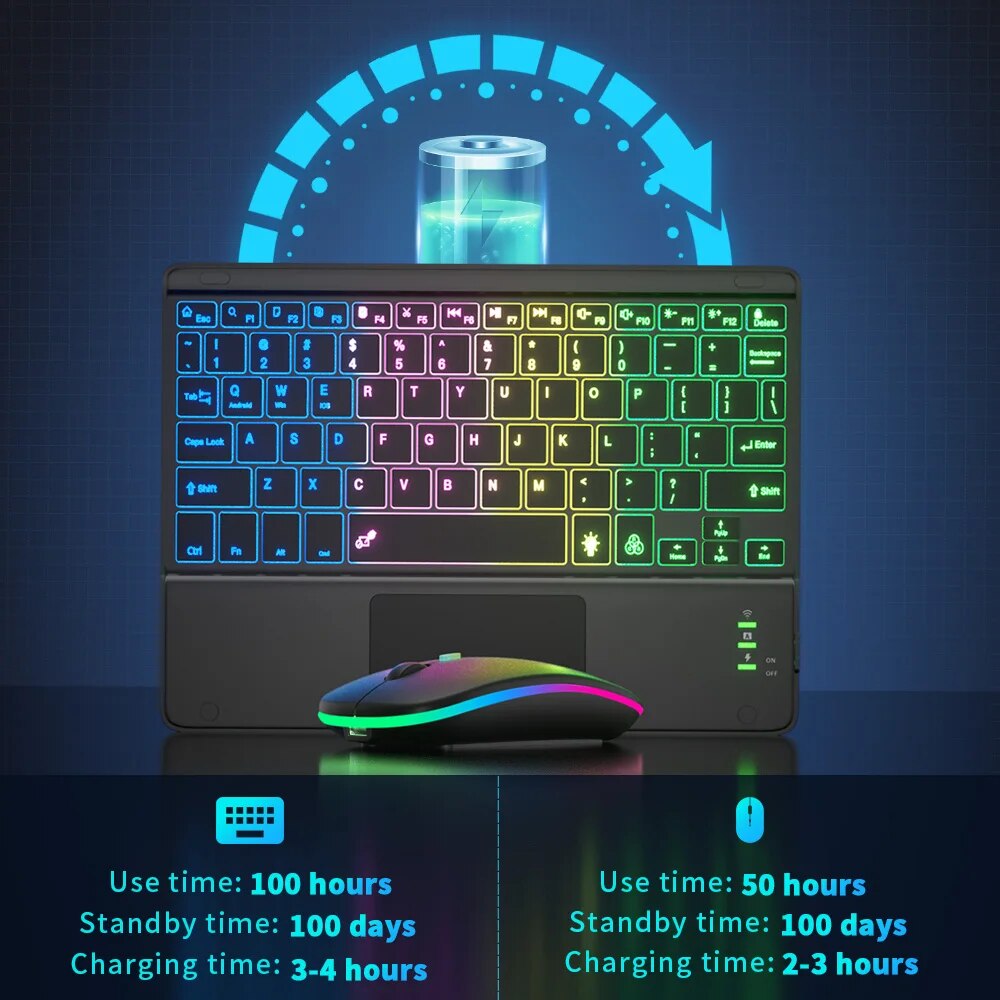 Keyboard untuk iPad, papan ket - Accessories For Android Tablet ulasan dan harga