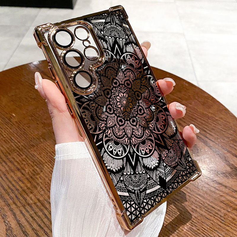 Casing HP Transparan Motif Ren - Samsung Galaxy A55 ulasan dan harga