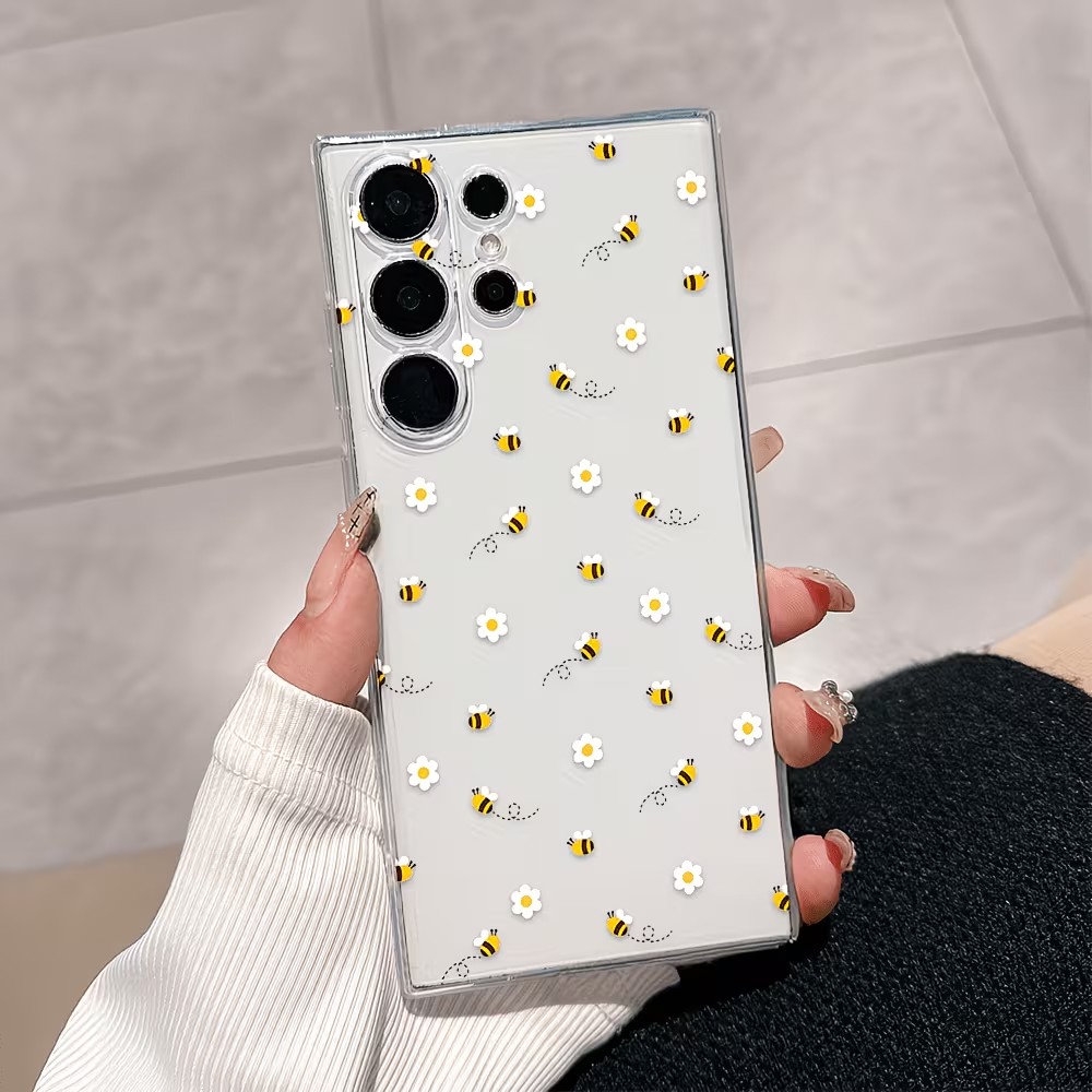 Casing Ponsel Pola Lebah Daisy - Samsung Galaxy A55 ulasan dan harga