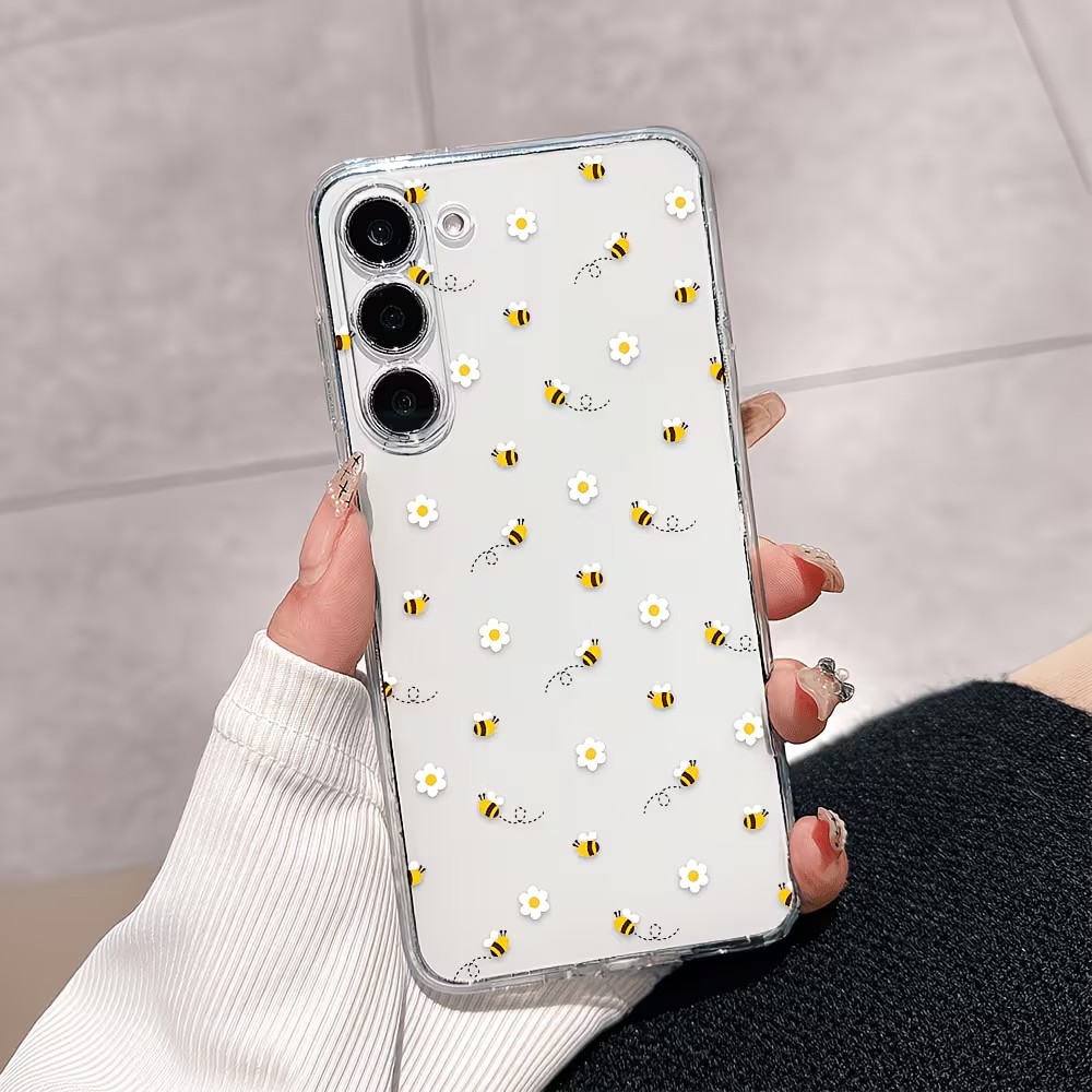 Casing Ponsel Pola Lebah Daisy - Samsung Galaxy A55 ulasan dan harga