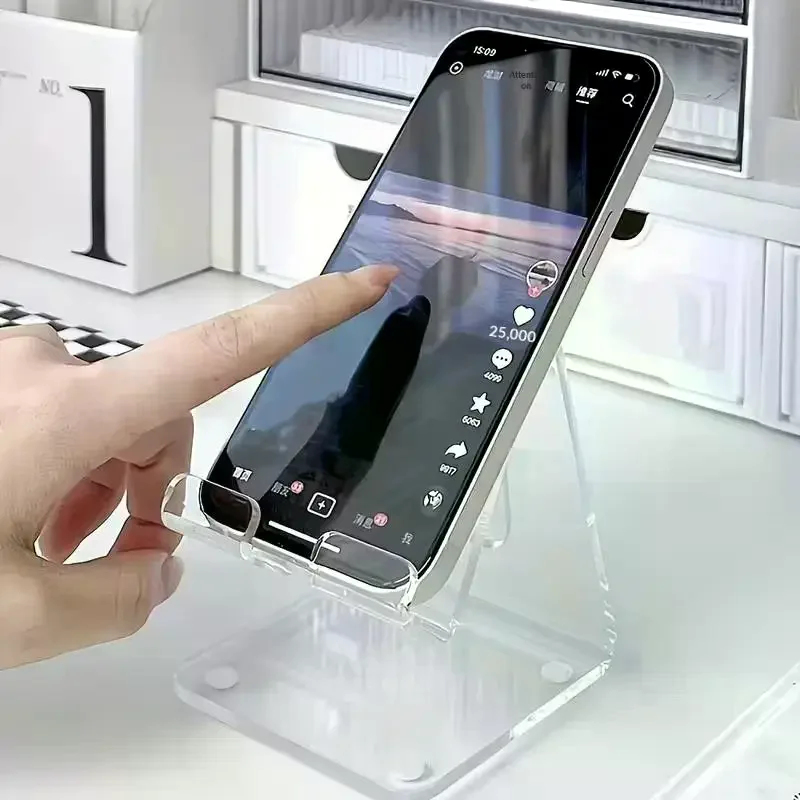 Penyangga Ponsel Akrilik Trans - Tablet Accessory ulasan dan harga