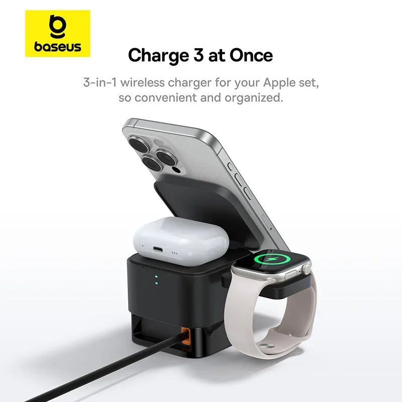 Baseus 3 in 1 Magnetic Wireles - Accessories For Android Tablet ulasan dan harga