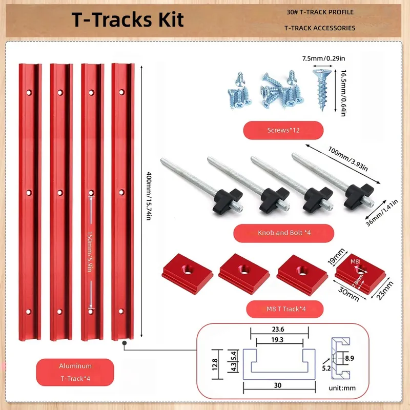 Set Slider T30 T Slot Merah Bi - Tablet Accessories Set ulasan dan harga