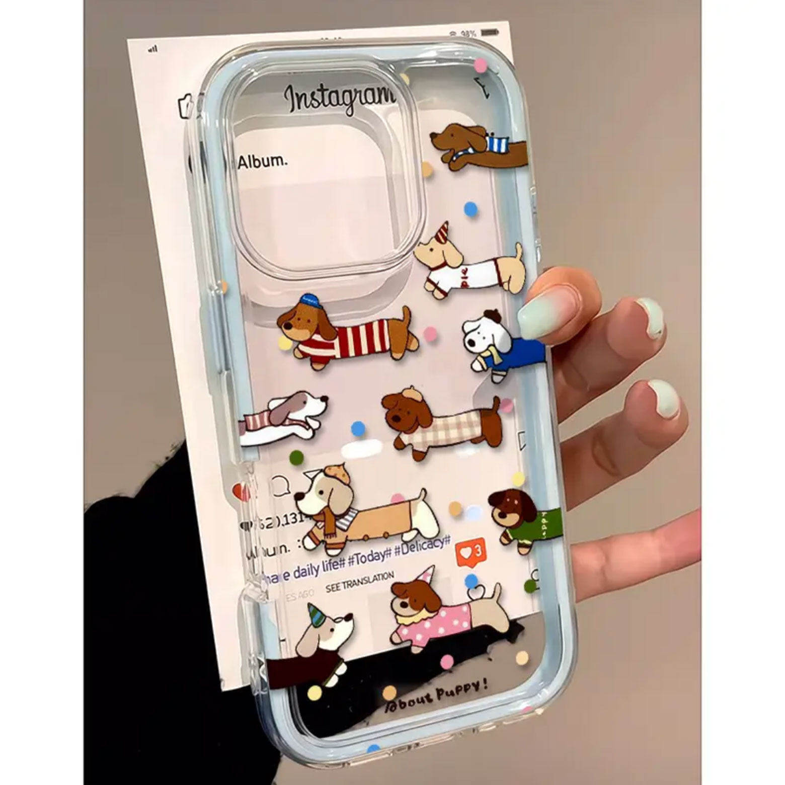 Casing Transparan 2in1 Motif A - Samsung Galaxy A55 ulasan dan harga