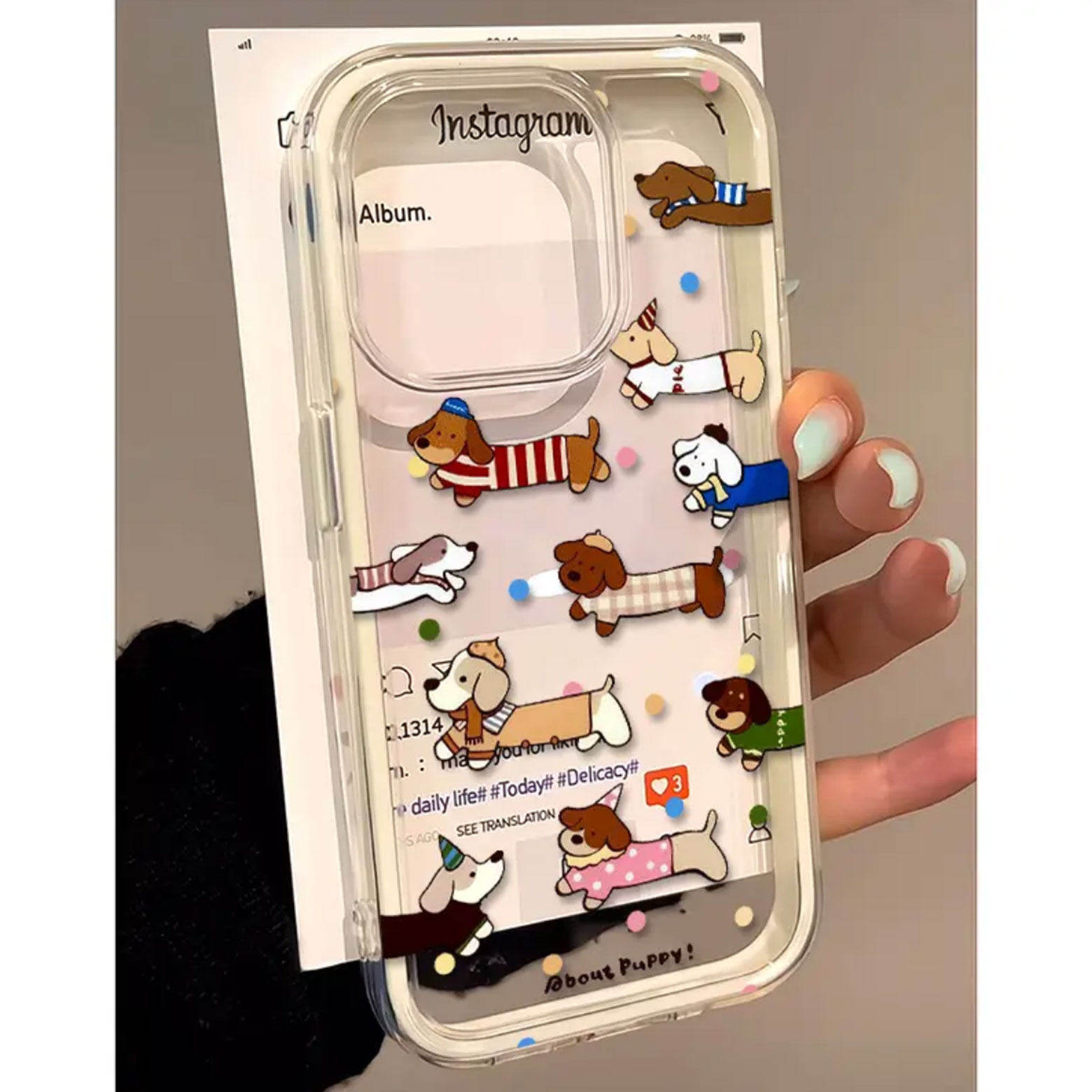 Casing Transparan 2in1 Motif A - Samsung Galaxy A55 ulasan dan harga