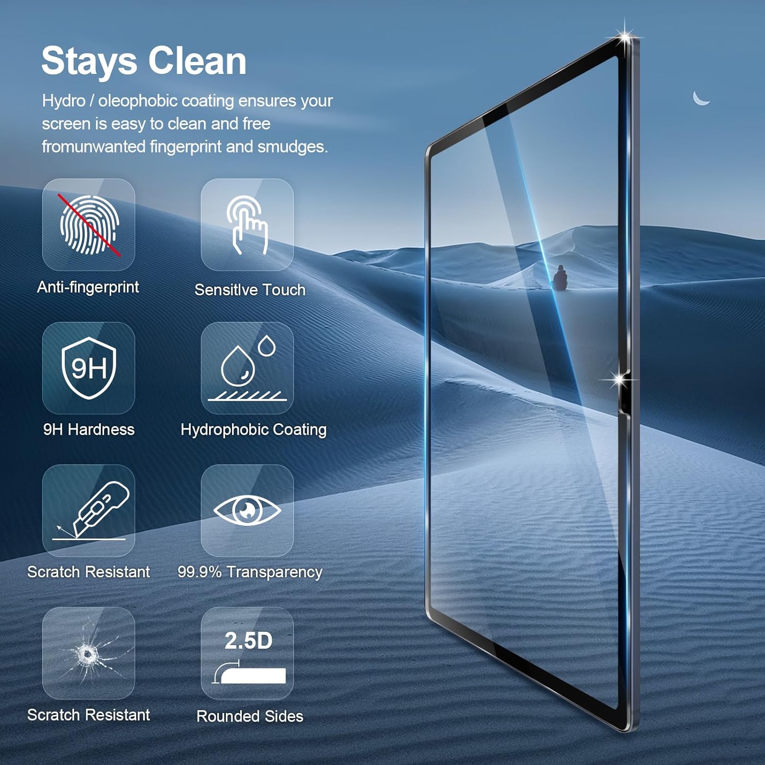2 Buah Pelindung Layar Kaca Te - Samsung Tablet S10 Accessories ulasan dan harga